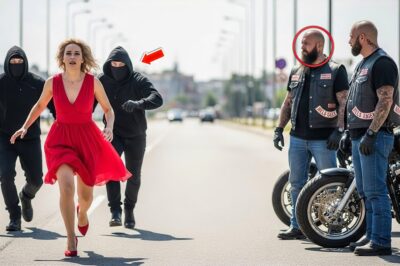 She Ran for Her Life — Until the Iron Guardians Saw Who Was Chasing Her