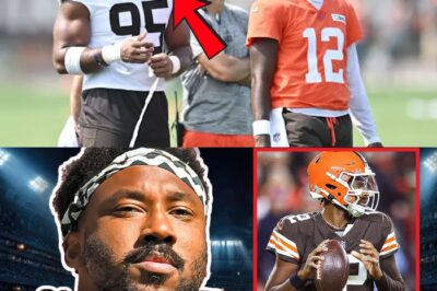 “Myles Garrett Drops BOMBSHELL Claim About Browns’ Secret Plan Against Shedeur Sanders — Fans Can’t Believe It!”