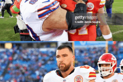 THE SILENT WIN: Bills Star Abandons Victory Celebration to Check on Injured Travis Kelce, Revealing the Unbreakable Brotherhood of the NFL