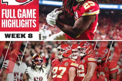 Chiefs “Destroy” Commanders: Mahomes, Kelce and Hunt Lead “Red Tornado” to a Convincing Victory Week 8