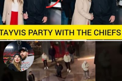 The Blended Light: Exclusive Details from the Chiefs Victory Party, Where Travis Kelce Celebrated Only One True Win – His Love for Taylor Swift