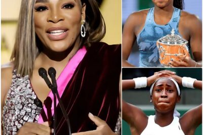 “They scream the same bullshit every year!” American legend Serena Williams has come to Coco Gauff’s defense after receiving undeserved criticism. Speaking on her podcast, Serena Williams criticized the tennis community’s “clichéd” responses to greatness, insisting that fans should appreciate Gauff’s talent instead of tearing her down. Five minutes later, Gauff was delighted when one of her idols spoke up, and Gauff responded with five heartfelt words that would make Serena Williams proud…