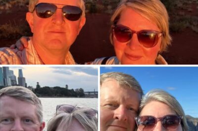 “‘SHE’S MINE — YOU’RE LUCKY IF YOU’VE EVEN SEEN HER.’ Ken Jennings dropped a rare photo of himself and his wife Mindy on a secret vacation during a break from filming Jeopardy! — and the internet is going crazy.” No one expected “America’s number one brain” to keep his marriage so private. In the middle of a hectic filming schedule, Ken Jennings suddenly disappeared, then reappeared with a photo that stunned fans: him with his arm around Mindy — the woman he’s rarely seen with in decades. Ken even left a line declaring his ownership, sending fans into a frenzy: “She’s mine — you’re lucky if you ever see her.” A rare, romantic moment, and more explosive than any Final Jeopardy question.