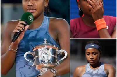 “I am standing here today, not to win. It is pride…” In the dazzling light of the court, amid the thunderous applause, Coco Gauff bowed her head slightly, tears rolling down her cheeks. From the 15-year-old girl who shocked Wimbledon 2019, to the brave 21-year-old star she is today, Coco Gauff has gone through years of pressure. Now, she plays for young girls who dream of standing on the court, for children of color to believe that they can reach any peak. “I want them to look at me and believe: you don’t have to be perfect to be loved,” Coco said with a bright smile… Her next action moved tennis fans.