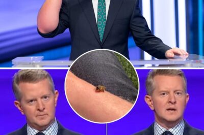 Ken Jennings Sends ‘Jeopardy!’ Fans Into Panic After a Dangerous Creature Is Spotted Crawling Up His Arm During the Live Show What began as an ordinary quiz night turned into chaos when sharp-eyed viewers noticed something moving on Ken Jennings’ arm — and it wasn’t a trick of the camera. The Jeopardy! host kept his composure, but fans online erupted, convinced a dangerous creature had somehow made its way onto the set. Clips of the shocking moment spread like wildfire, racking up millions of views within hours. Some fans were terrified, others couldn’t stop laughing — but everyone agreed: this was the wildest Jeopardy! episode ever aired.