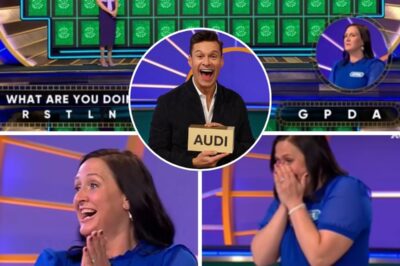 “I HAVE TO REPEAT IT AGAIN — WHAT IS YOUR NAME???” – Ryan stood still for a few seconds, then bowed his head in admiration: “I swear, this is a name that will haunt me for the rest of my life.” Ryan Seacrest almost screamed in the middle of the Wheel of Fortune studio, his eyes wide open in disbelief. From the moment the teacher introduced his name, the audience burst into laughter — not in mockery, but because the name was so unique, so… unforgettable. When the final wheel stopped and the teacher won a brand new car, the atmosphere exploded. Everyone came to see the prize, but in the end, they left just to talk about this stormy name.