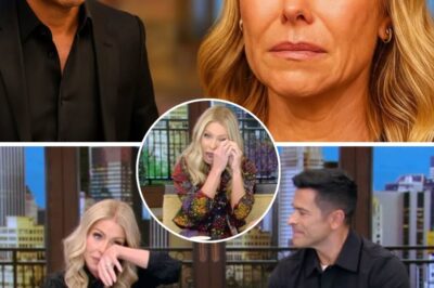 “UNBELIEVABLE… Mark Consuelos bursts into tears as Kelly Ripa faces heartbreaking diagnosis!” In a moment that left fans choked up, Mark Consuelos couldn’t hold back his tears when he heard the news about his wife’s health. The couple, who always appeared radiant on screen, now had to face a harsh reality that no words could describe. The worried looks, shaking hands and tears rolling down their cheeks shocked the online community. Fans shared their feelings, sent prayers and condolences to the couple. This was a moment when all the halo and laughter on television temporarily retreated, giving way to fear, grief and unconditional love.