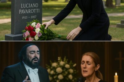 At a deeply emotional memorial service, Celine Dion took the stage to sing “The Prayer” alongside a hologram of Luciano Pavarotti, creating a moment that left the audience in awe. As the two voices blended in harmony, it felt as though the legendary tenor was once again with her, making the performance all the more poignant. As the hologram faded and the screen went dark, Celine, her voice trembling with emotion, spoke to the audience, saying, “This is the first time I’ve sung without being able to look into his eyes.” The words, filled with raw grief and love, captured the depth of the bond between the two, and for a brief moment, it felt as though Pavarotti’s presence lingered in the room, even if just in spirit. It was a moment of immense sorrow but also of profound beauty, as the music and memories of their friendship filled the space where Pavarotti’s physical presence was no longer.