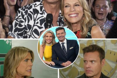 Ryan Seacrest DROPS Wheel of Fortune BOMBSHELL — Vanna White Left Speechless! In a shocking behind-the-scenes moment, Ryan Seacrest revealed a secret about Wheel of Fortune that even longtime co-host Vanna White didn’t know. “I found this hidden in Pat Sajak’s old notes,” Ryan said, grinning. Vanna gasped, covered her mouth, and stammered, “Wait… that’s real?!” The secret involves a decades-old trick in the wheel itself — something producers swore didn’t exist. Seacrest laughed when asked if he’d share it with the audience: “Let’s just say… it changes everything you thought you knew.” Fans erupted online, with #WheelSecret trending as viewers debated whether this could rewrite 40 years of game show history.