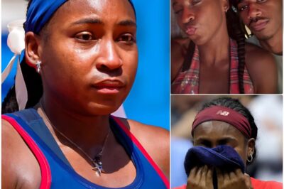 “I can’t take it anymore…” Gauff’s trembling words, gasping for breath. She panicked and posted her latest 21-word comment describing her current state after a series of attacks from her boyfriend… The news, released just hours before midnight, has sent a strong shock to fans and athletes around the world. Gauff’s soft sobs and desperate pleas in the middle of the night…