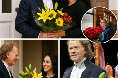 “You are home, and I am just a traveler who always finds a way back…” – Andre Rieu whispered that sentence every time he gave a bouquet of fresh flowers to Marjorie after a long tour. After more than 50 years together, the love between the “waltz king” and his silent partner has never faded. Even though he has been through hundreds of brilliant stages, Andre always returns with a simple gift: a bouquet of flowers carefully selected for Marjorie – the person who has quietly stood behind the spotlight throughout his life. That love does not need to be noisy, but is more moving than any song he has ever played. And in the world of soaring musical notes, Andre still believes that the only thing that is truly eternal… is his love for his wife.