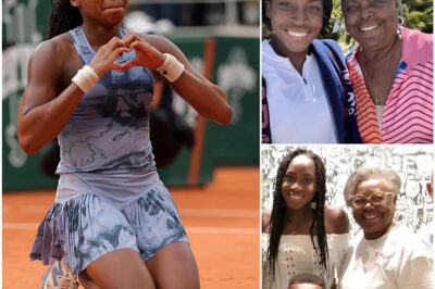 BREAKING NEWS: Coco Gauff has shocked the entire fan community when she revealed the heartbreaking and touching story of her beloved grandmother. The young American tennis player’s tears touched millions of hearts, as the truth about her family was revealed for the first time.
