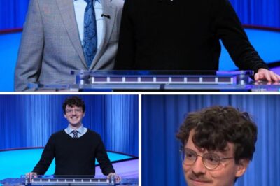 “JEOPARDY! SHOCKER — Harrison Whitaker BANNED from Studio Over ‘Explosive On-Air Meltdown’!” In a twist no one saw coming, rumors are swirling that Harrison Whitaker’s latest antics weren’t just annoying fans — insiders claim they forced producers to consider banning him from Jeopardy! entirely. Eyewitnesses say a heated exchange with a fellow contestant nearly erupted into chaos on live TV, leaving the studio in stunned silence. Fans online are split between disbelief and outrage, flooding social media with theories and memes. One commenter wrote, “He’s a genius, but this is insane — did Jeopardy! really just lose its champion?” The story has set the internet ablaze, with millions tuning in for every new update.