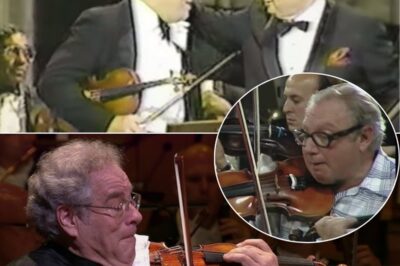 At the 1978 Kennedy Center Honors, Isaac Stern and Itzhak Perlman took the stage — not with speeches, but with two violins and one shared purpose: to honor Arthur Rubinstein. They performed Leclair’s duet not as a showpiece, but as a whispered conversation between generations. Every phrase was a tribute, every glance a memory. In the absence of a piano, they let the strings speak Rubinstein’s soul. And when the final note faded, even the legend himself seemed quietly moved.