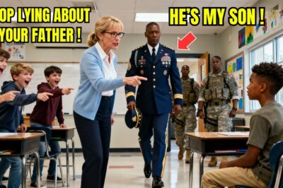 Teacher Calls Black Boy a Liar About His Dad’s Job — Went Silent When 4-Star General Walked In