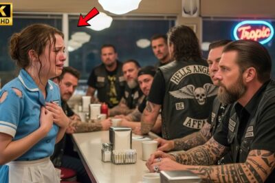 A Tattooed Stranger Ripped Waitress’s Shirt… But He Didn’t Realize the Hells Angels Were Watching