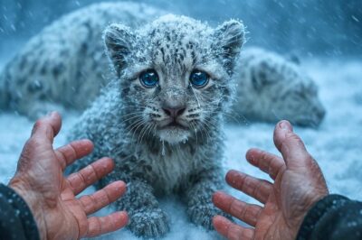 Dying Snow Leopard Cub Had 10 MINUTES Left. Then This Man Did the Unthinkable.