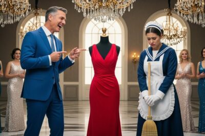 “I’ll marry you if you fit into this dress!” the millionaire mocked… months later, he was speechless.