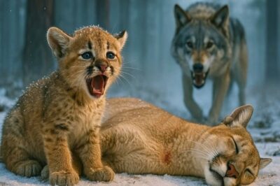 The Wolf Was Ready to KILL. But The Cub’s Last Cry Changed Everything.