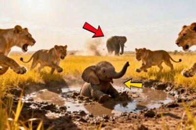 A Pride of Lions Surrounded a Baby Elephant — What Happened Next Will Melt Your Heart