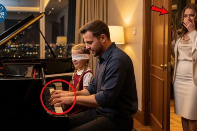 Single Dad Janitor Played Piano with a Blind Girl — Unaware Her CEO Mom Was Standing Behind the Door