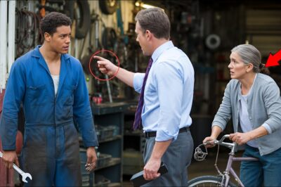 Boss Fires Mechanic for Fixing Old Lady’s Bike—Next Morning, 7 Black SUVs Block His Driveway!