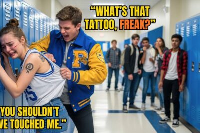 Bullies Attacked the New Girl in the School Hallway, Until Her Combat Tattoo Spoke Louder Than Words