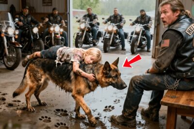Dog Carried Little Girl to Biker Clubhouse — “They Beat My Mama!” What Happened Next Shattered Heart