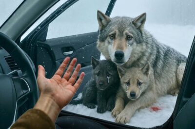 Woman Opens Door for FREEZING Wolf Family – What Happens Next Will AMAZE You