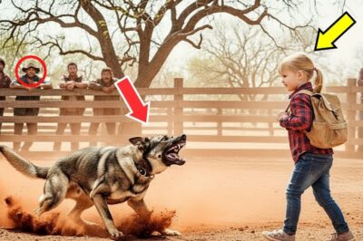 Nobody Could Tame This Wild Police Dog — Then a Little Girl Did Something Shocking!