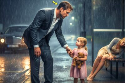 “Don’t Cry, Mommy. Maybe That Man Will Help Us…”, The Little Girl Pointed to a Millionaire Stranger