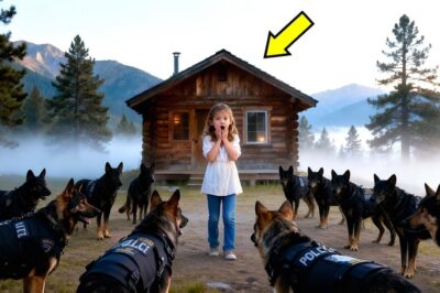 14 Police Dogs Surrounded a Little Girl in Front of Her House — What Happened Next Shocked Everyone!