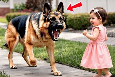 Nobody Could Touch This Aggressive Police Dog — Until A Little Girl Changed Everything…