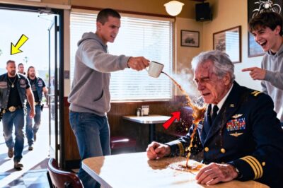 They Mocked an Elderly Navy Veteran at the Coffee Shop, But Hells Angels Entered & Silenced Everyone