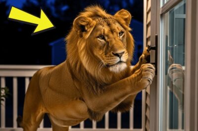 After the Child Goes Missing, a Strange Lion Taps on Their Door Daily—Where It Leads Turns Them Pale