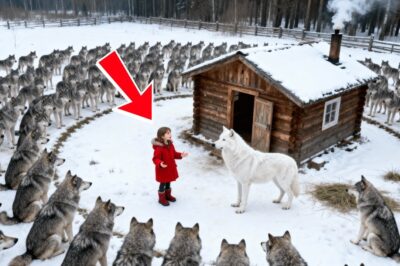 Little Girl Gave Water to a Dying Wolf — Next Day, a Pack of 100 Wolves Surrounded Her House