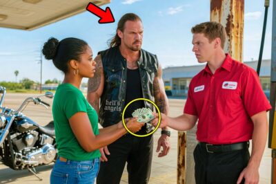 Black Woman Pays for a Hells Angel’s Gas, The Next Day, Dozens of Bikers Show Up at Her Door