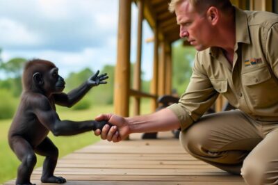 Baby Gorilla Cries and Begs Ranger to Follow, What Happened Next Was INCREDIBLE!