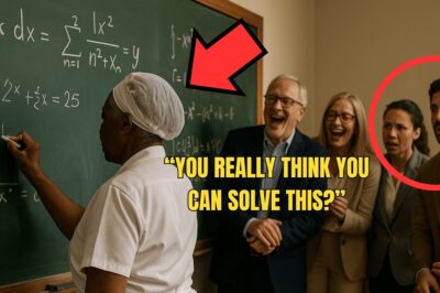 They LAUGHED At The Black Lunch Lady… THEN FROZE When She Solved What No One Else Could