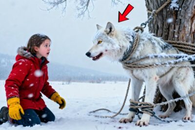 Little Girl Found a She-Wolf Tied to a Tree… And What Happened Next Changed Everything