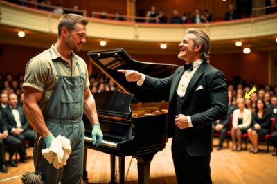 Single Dad Janitor Was Asked to Play Piano as a Joke — But What He Played Made Even the CEO Tear Up