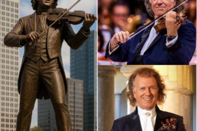 Bronze Statue of André Rieu Officially Unveiled! Fans and the public gathered to honor the “King of Waltz,” celebrating his iconic music career and the life-changing impact he’s had on classical and crossover music over the years. But the ceremony took an unexpected turn: a mysterious object was discovered inside the statue, sparking a wave of speculation and excitement across social media.