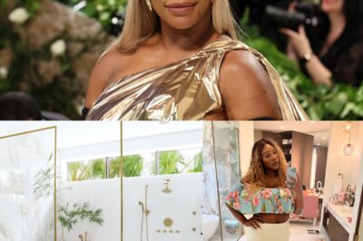 ‘Liveable Luxury:’ Serena Williams’ Bathroom Makes Marble, Brass Hardware, and a Soaking Tub Look Oh-So Approachable