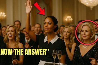 At the GALA, Nobody Solved the Billionaire’s Riddle… Till the Black Maid Raised Her Hand