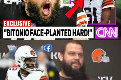 “Joel Bitonio’s Shocking 4th-Down Slip Leaves Shedeur Sanders Stunned — And Fans Lose Their Minds!”