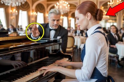 Millionaire Forces Waitress to Play Piano at Party to Embarrass Her—Her Talent Shocks Everyone…