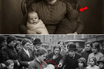 In 1906, a Mother Holds Her Baby — Until Everyone Notices What’s in Her Hand