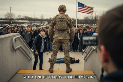 I Watched The School Bully Push My Son Down The Stairs. He Didn’t Know His Victim’s Father Was A Special Forces Operator Standing Ten Feet Away.