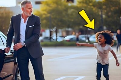 LOOK UNDER THE CAR!” — A HOMELESS Black GIRL SHOUTED… THE MILLIONAIRE FROZEN AT WHAT HE SAW.