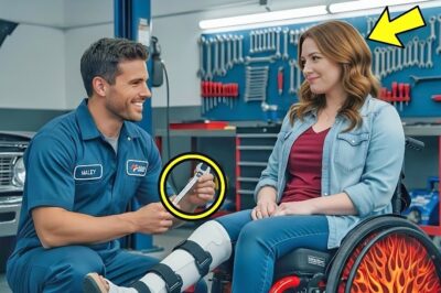 Poor Mechanic Repaired A Girl’s Wheelchair for Free… Next Day He Learned She Was a Millionaire…